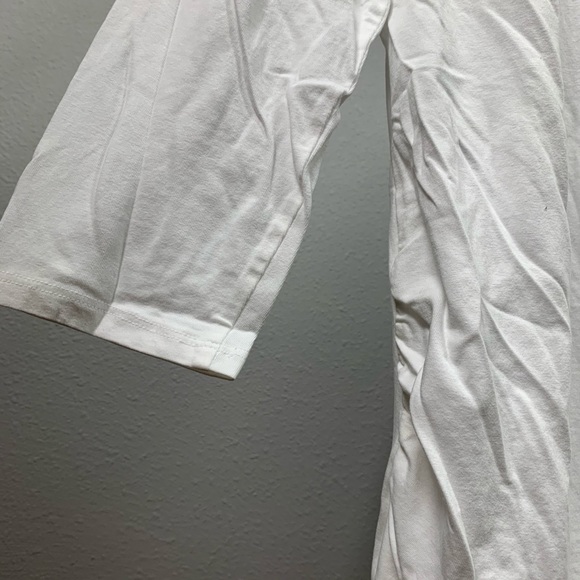 ❗️HOST PICK❗️H&M White Maternity Jersey Top - Picture 3 of 5